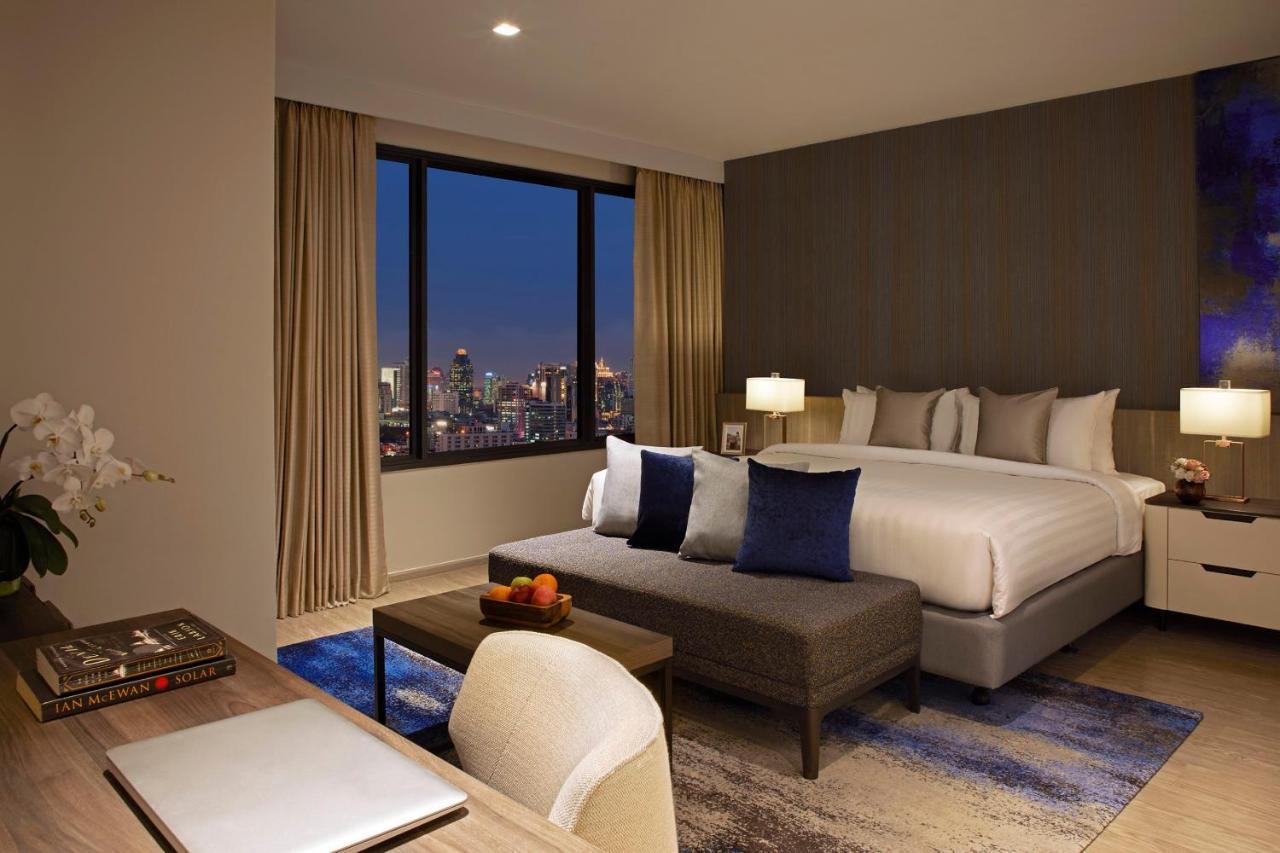 Somerset Rama 9 Bangkok Kültér fotó A bedroom at the hotel
